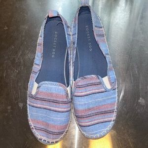 Rocket dog size 10 women’s slip on shoe striped